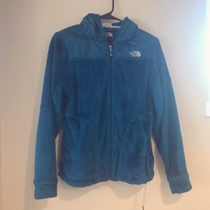 NORTHFACE furry hooded zip up